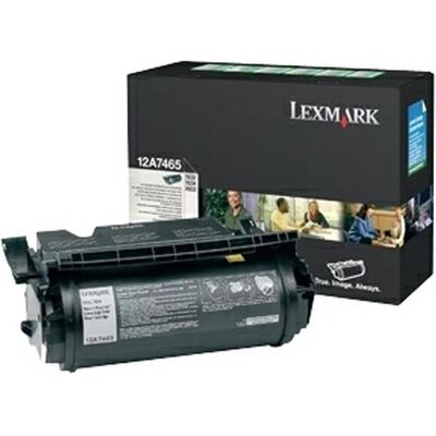 Lexmark Toner, 12a7465 (BK) Lexmark Toner, 12a7465 (BK)