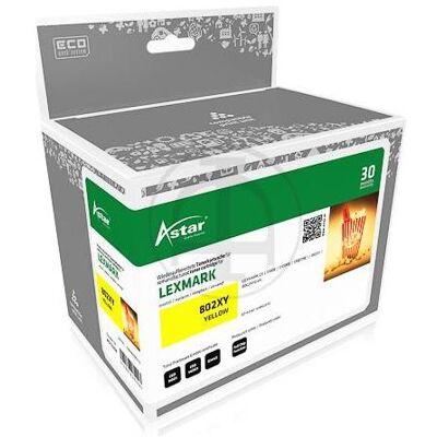 Astar Tonerpatrone - Gelb - für Lexmark CX510de - Druckerzubehör Astar Tonerpatrone - Gelb - für Lexmark CX510de - Druckerzubehör