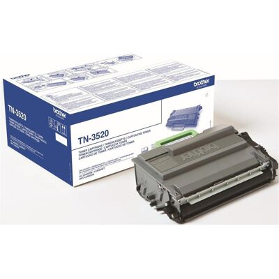 Brother Toner, TN-3520 (TN3520), juoda kaset? Brother Toner, TN-3520 (TN3520), juoda kaset?