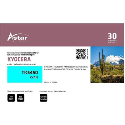Astar, Toner, AS20493 KYOCERA TK5450C MA/PA (C) Astar, Toner, AS20493 KYOCERA TK5450C MA/PA (C)