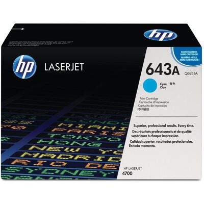 HP Toner, 643a (C) HP Toner, 643a (C)