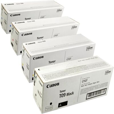 Canon Toner, 4 Toner T09 Multipack K C M Y 4-farbig (BK, C, M, Y) Canon Toner, 4 Toner T09 Multipack K C M Y 4-farbig (BK, C, M, Y)