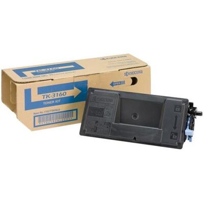 Kyocera Toner, TK-3160 toner cartridge 1 pc(s) Original Black Kyocera Toner, TK-3160 toner cartridge 1 pc(s) Original Black