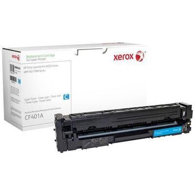 Xerox Toner, Cyan toner cartridge. Equivalent to HP CF401A. Compatible with HP Colour LaserJet Pro M252 (C) Xerox Toner, Cyan toner cartridge. Equivalent to HP CF401A. Compatible with HP Colour LaserJet Pro M252 (C)