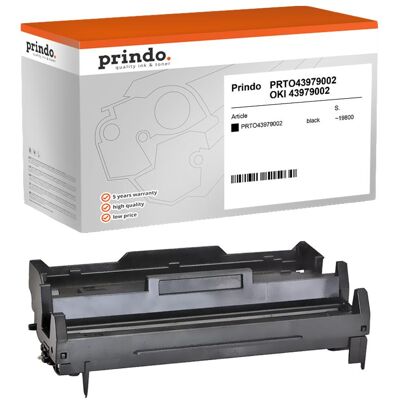 Prindo, Toner, kompatibel mit OKI 43979002 (BK) Prindo, Toner, kompatibel mit OKI 43979002 (BK)