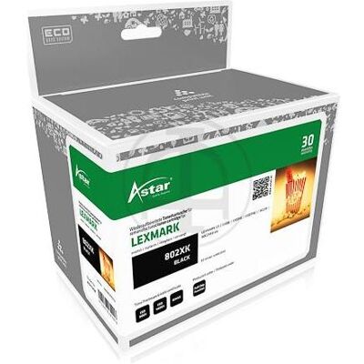 Astar, Toner, Schwarz - compatible - Tonerpatrone - für Lexmark CX510de (BK) Astar, Toner, Schwarz - compatible - Tonerpatrone - für Lexmark CX510de (BK)