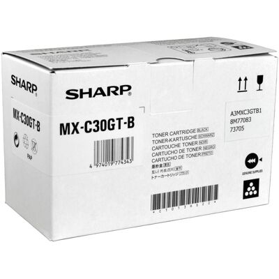 Sharp Toner, Mx-C30gtb (BK) Sharp Toner, Mx-C30gtb (BK)