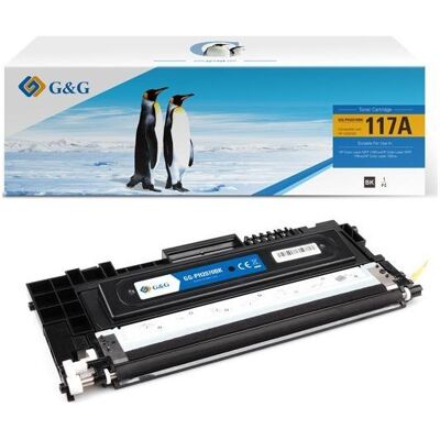 G&G, Toner, Toner kompatibel zu HP-117A/W2070A schwarz, ca. 1000 Seiten (BK) G&G, Toner, Toner kompatibel zu HP-117A/W2070A schwarz, ca. 1000 Seiten (BK)