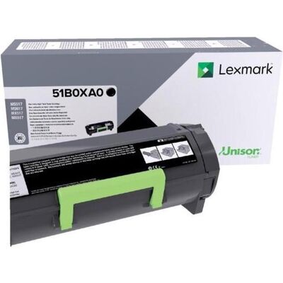 Lexmark Toner, 51b0xa0 (BK) Lexmark Toner, 51b0xa0 (BK)