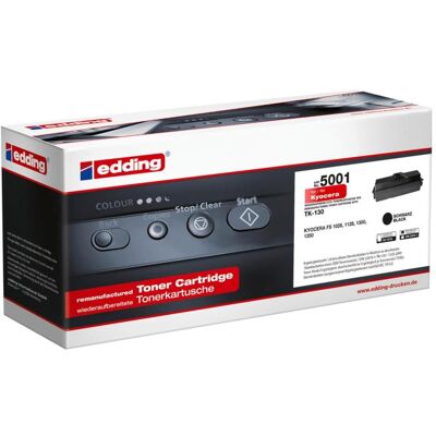 Edding Schwarz Toner EDD-5001 - 7200 Seiten - Für Kyocera TK-130 - Druckerzubehör Edding Schwarz Toner EDD-5001 - 7200 Seiten - Für Kyocera TK-130 - Druckerzubehör