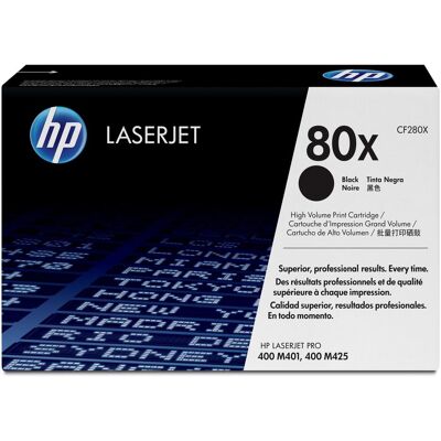 HP Toner, 80X Hohe Ergiebigkeit (B) HP Toner, 80X Hohe Ergiebigkeit (B)