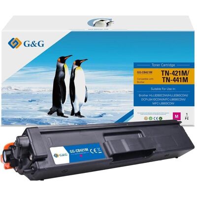 G&G, Toner, Toner kompatibel mit Brother TN-421M, Magenta (M) G&G, Toner, Toner kompatibel mit Brother TN-421M, Magenta (M)