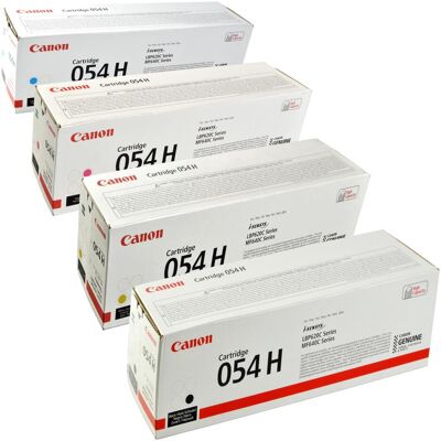 Canon Toner, 4 Toner 054H Multipack K C M Y 4-farbig (BK, C, M, Y) Canon Toner, 4 Toner 054H Multipack K C M Y 4-farbig (BK, C, M, Y)