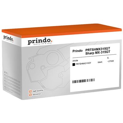 Prindo, Toner, kompatibel mit Sharp MX-315GT (BK) Prindo, Toner, kompatibel mit Sharp MX-315GT (BK)