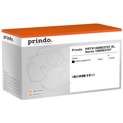 Prindo, Toner, kompatibel mit Xerox 106R03757 (BK) Prindo, Toner, kompatibel mit Xerox 106R03757 (BK)