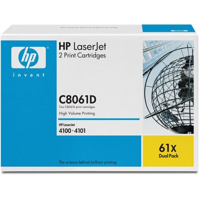 HP Toner, C8061D Twin Pack (BK) HP Toner, C8061D Twin Pack (BK)