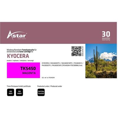 Astar, Toner, AS20494 KYOCERA TK5450M MA/PA (M) Astar, Toner, AS20494 KYOCERA TK5450M MA/PA (M)