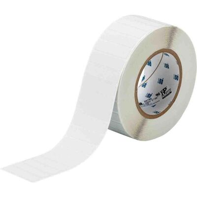 Brady, Etikettenrolle, THT-53-7576-3, Fälschungssicherer metallisierter Polyester, Silber, matt, 50.80 x 12.70 mm (55.88 mm) Brady, Etikettenrolle, THT-53-7576-3, Fälschungssicherer metallisierter Polyester, Silber, matt, 50.80 x 12.70 mm (55.88 mm)