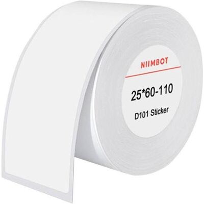 Niimbot T2560-110 Weiße Thermoetiketten - Thermo Labels Niimbot T2560-110 Weiße Thermoetiketten - Thermo Labels