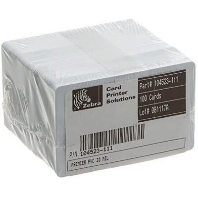 Zebra Premier PVC 500 Stück, Drucker Zubehör Zebra Premier PVC 500 Stück, Drucker Zubehör