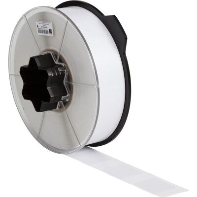 Brady, Etikettenrolle, WRAP-5-417, Vinyl, matt, Weiss/Transparent, 38.10 x 19.05(63.50) mm, selbstlaminierend, perma Brady, Etikettenrolle, WRAP-5-417, Vinyl, matt, Weiss/Transparent, 38.10 x 19.05(63.50) mm, selbstlaminierend, perma