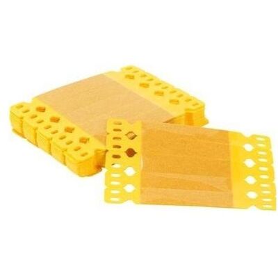 Brady Laminatetiketten Gelb 80x15mm, 128x15mm - Etikettenrolle Brady Laminatetiketten Gelb 80x15mm, 128x15mm - Etikettenrolle