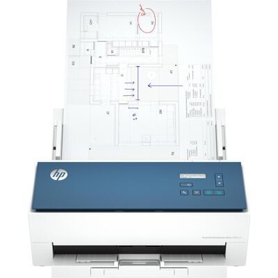 HP Scanner, ScanJet Enterprise Flow 9000 s1 Scanner (USB) HP Scanner, ScanJet Enterprise Flow 9000 s1 Scanner (USB)