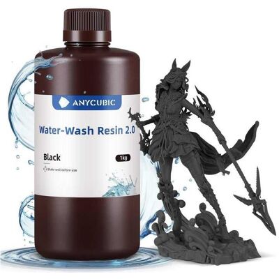 Anycubic Water-Wash Resin 2.0 (Transparent, 1000 g), Resin, Transparent Anycubic Water-Wash Resin 2.0 (Transparent, 1000 g), Resin, Transparent