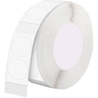 Niimbot, Etikettenrolle, Thermal labels stickers T 14x28mm 200 psc (White Round) (14 mm) Niimbot, Etikettenrolle, Thermal labels stickers T 14x28mm 200 psc (White Round) (14 mm)