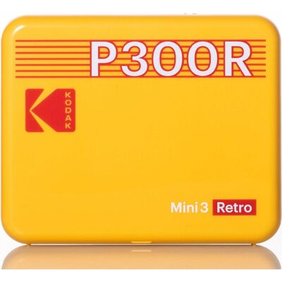 Kodak Mini 3 Retro P300RY60 (Farbe), Drucker, Gelb Kodak Mini 3 Retro P300RY60 (Farbe), Drucker, Gelb