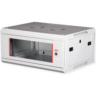 Roline 19-Zoll Wandgehäuse Basic Plus 4HE (4 HE, 19 Zoll Rack), Serverschrank, Grau Roline 19-Zoll Wandgehäuse Basic Plus 4HE (4 HE, 19 Zoll Rack), Serverschrank, Grau