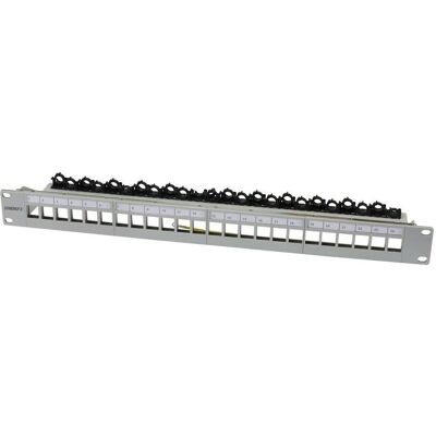 Synergy 21 Keystone,Modulträger, 19"Patchpanel für 24xTP-Modul, 1HE(t 94mm), Lichtgrau, V4 mit Kabelklemme, Syn, Server Zubehör, Grau Synergy 21 Keystone,Modulträger, 19"Patchpanel für 24xTP-Modul, 1HE(t 94mm), Lichtgrau, V4 mit Kabelklemme, Syn, Server Zubehör, Grau