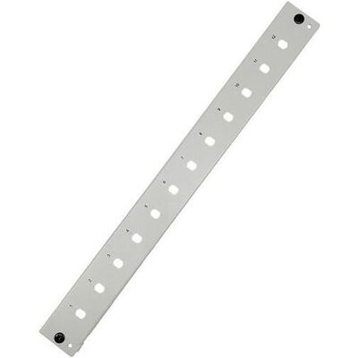 Tecline Frontblende für 19" Spleissbox 1 HE, 12x ST, FC Simplex, lichtgrau RAL 7035, Serverschrank Zubehör, Grau Tecline Frontblende für 19" Spleissbox 1 HE, 12x ST, FC Simplex, lichtgrau RAL 7035, Serverschrank Zubehör, Grau