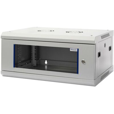 Wirewin 19/ Wandschrank, einteilig, Pro 3nd Generation, 600x600mm, hellgrau (4 HE, 19 Zoll Rack), Serverschrank, Grau Wirewin 19/ Wandschrank, einteilig, Pro 3nd Generation, 600x600mm, hellgrau (4 HE, 19 Zoll Rack), Serverschrank, Grau