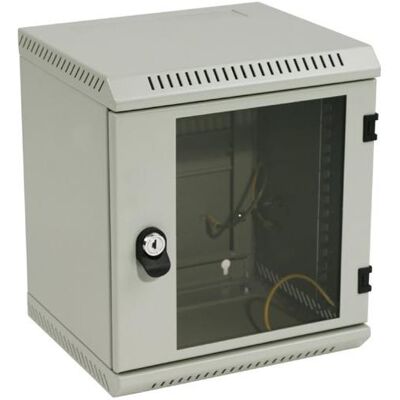 Triton 10" Wandschrank, 9HE, 1 teilig, grau (9 HE, 10 Zoll Rack), Serverschrank, Grau Triton 10" Wandschrank, 9HE, 1 teilig, grau (9 HE, 10 Zoll Rack), Serverschrank, Grau