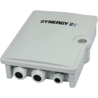 Synergy 21 FTTH Wandgehäuse, IP55, 1xEingang/ 24xAusgang 2mm oder 2xAusgang 4-12mm, Serverschrank Zubehör, Grau Synergy 21 FTTH Wandgehäuse, IP55, 1xEingang/ 24xAusgang 2mm oder 2xAusgang 4-12mm, Serverschrank Zubehör, Grau