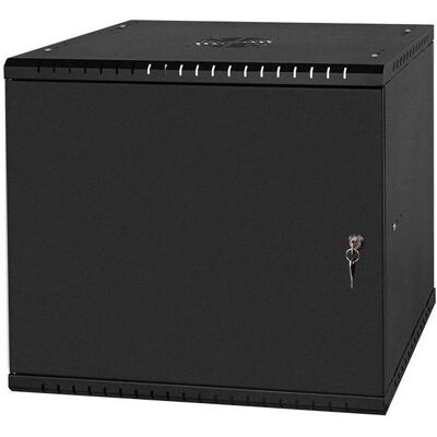 Stalflex Rack Cabinet 19" 9U Full Door Black RC19-9U-450MB (9 HE, 19 Zoll Rack), Serverschrank, Schwarz Stalflex Rack Cabinet 19" 9U Full Door Black RC19-9U-450MB (9 HE, 19 Zoll Rack), Serverschrank, Schwarz