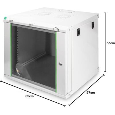 Digitus Dynamic Basic (9 HE, 19 Zoll Rack), Serverschrank, Grau Digitus Dynamic Basic (9 HE, 19 Zoll Rack), Serverschrank, Grau