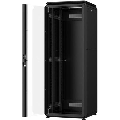 Rockstable 32HE 19 Zoll 600x600x1583mm (BxTxH) Serverschrank Netzwerkschrank Glastür (32 HE, 19 Zoll Rack), Serverschrank, Schwarz Rockstable 32HE 19 Zoll 600x600x1583mm (BxTxH) Serverschrank Netzwerkschrank Glastür (32 HE, 19 Zoll Rack), Serverschrank, Schwarz