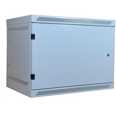 LEXI-Net 19" nástěnný rozvaděč 9U 600x400, nosnost 60 kg, plné dveře, svařovaný, šedý (9 HE, 19 Zoll Rack), Serverschrank, Grau LEXI-Net 19" nástěnný rozvaděč 9U 600x400, nosnost 60 kg, plné dveře, svařovaný, šedý (9 HE, 19 Zoll Rack), Serverschrank, Grau