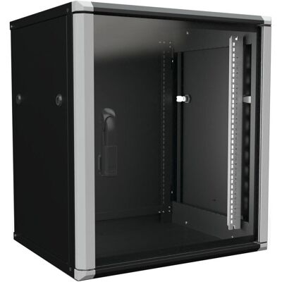 Enoc Wandschrank 12HE 2tlg. sw W2 12-65-S (12 HE, 19 Zoll Rack), Serverschrank, Schwarz Enoc Wandschrank 12HE 2tlg. sw W2 12-65-S (12 HE, 19 Zoll Rack), Serverschrank, Schwarz