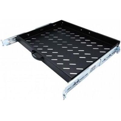 Ekivalan 48,30cm (19") Fachboden, tiefenvariabel 550, Serverschrank Zubehör, Schwarz Ekivalan 48,30cm (19") Fachboden, tiefenvariabel 550, Serverschrank Zubehör, Schwarz