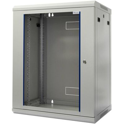 Wirewin 19/ Wandschrank, einteilig, Pro 3nd Generation, 600x600mm, hellgrau (15 HE, 19 Zoll Rack), Serverschrank, Grau Wirewin 19/ Wandschrank, einteilig, Pro 3nd Generation, 600x600mm, hellgrau (15 HE, 19 Zoll Rack), Serverschrank, Grau