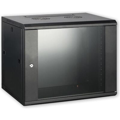 MCL IC6F99AL60P4512 - Coffret réseau mur (12 HE, 19 Zoll Rack), Serverschrank, Schwarz MCL IC6F99AL60P4512 - Coffret réseau mur (12 HE, 19 Zoll Rack), Serverschrank, Schwarz