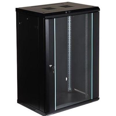 Delta SZAFA RACK WISZĄCA EPRADO-R19-18U/450-BLUE (18 HE, 19 Zoll Rack), Serverschrank, Blau Delta SZAFA RACK WISZĄCA EPRADO-R19-18U/450-BLUE (18 HE, 19 Zoll Rack), Serverschrank, Blau