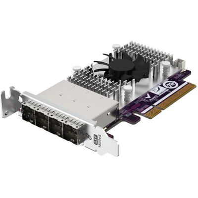 QNAP QXP-1600ES-A1164 +++ 4-port SFF-8088 SATA host bus adapter, NAS Zubehör QNAP QXP-1600ES-A1164 +++ 4-port SFF-8088 SATA host bus adapter, NAS Zubehör