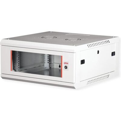 Roline 19-Zoll Wandgehäuse Basic Plus 4HE (4 HE, 19 Zoll Rack), Serverschrank, Grau Roline 19-Zoll Wandgehäuse Basic Plus 4HE (4 HE, 19 Zoll Rack), Serverschrank, Grau
