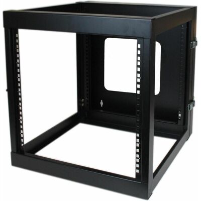 StarTech 12 HE offenes 19 Zoll Server Rack mit Scharnier - 55cm tief (12 HE, 19 Zoll Rack), Serverschrank, Schwarz StarTech 12 HE offenes 19 Zoll Server Rack mit Scharnier - 55cm tief (12 HE, 19 Zoll Rack), Serverschrank, Schwarz