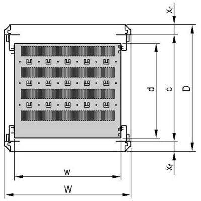 Schroff 19"-Fachboden stationär - 19"FACHB.STAT. 800T RAL7035, Serverschrank Zubehör, Grau Schroff 19"-Fachboden stationär - 19"FACHB.STAT. 800T RAL7035, Serverschrank Zubehör, Grau