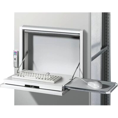 Rittal SZ Ausklappbare Rack-Tastatur-/Mausablage, Serverschrank Zubehör, Grau Rittal SZ Ausklappbare Rack-Tastatur-/Mausablage, Serverschrank Zubehör, Grau